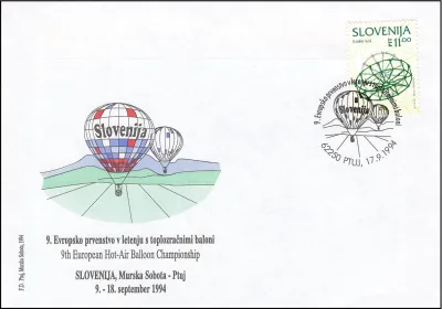 9. EVROPSKO PRVENSTVO V LETENJU S TOPLOZRAČNIMI BALONI
